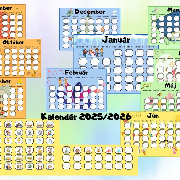 Školský kalendár 2025/2026