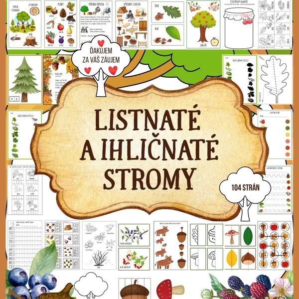 Listnaté a ihličnaté stromy