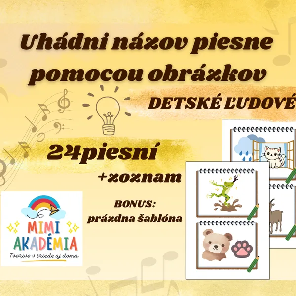 Uhádni pieseň pomocou obrázkov