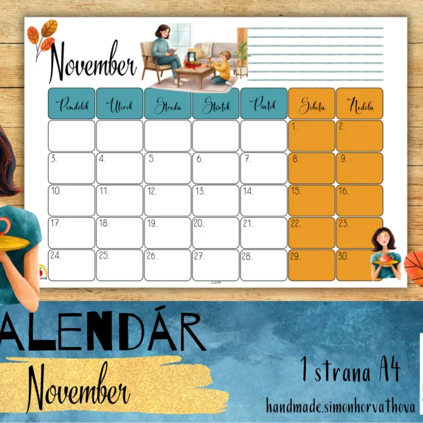 Kalendár November