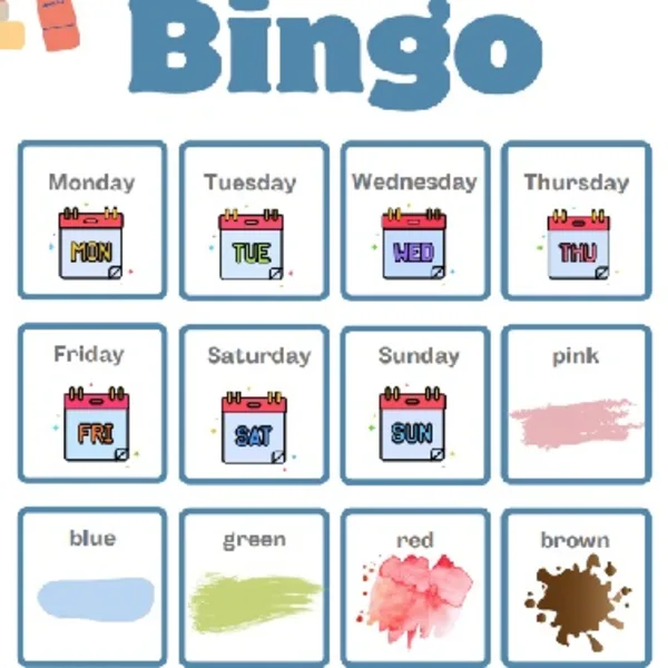 Bingo/pexeso Kapitola 1-3