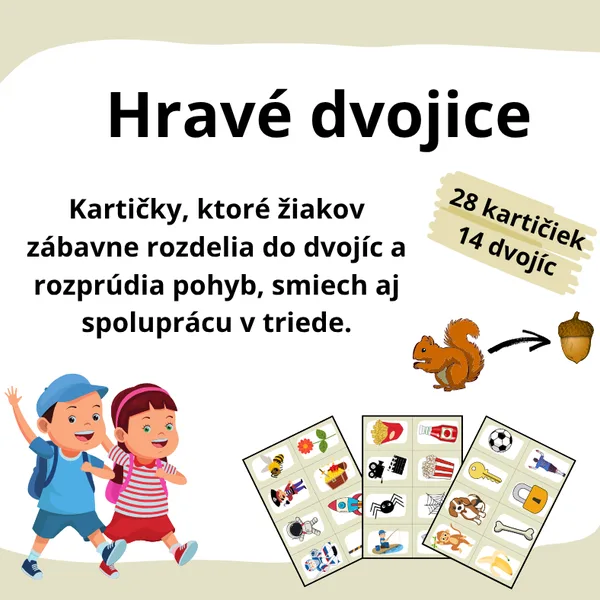 Hravé dvojice - kartičky