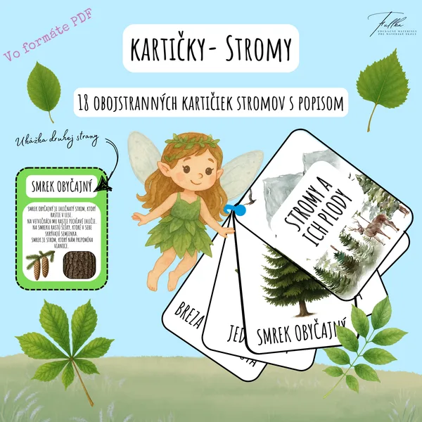 Kartičky - Stromy