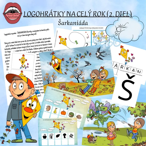 LOGOHRÁTKY NA CELÝ ROK-2.DIEL (ŠARKANIÁDA)