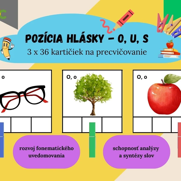 Pozícia hlásky O, U, S 