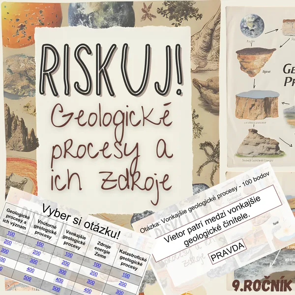 RISKUJ! - Geologické procesy a ich zdroje