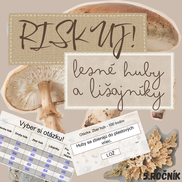 RISKUJ! - Lesné huby a lišajníky