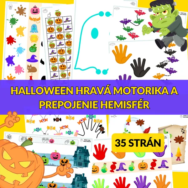Halloween hravá motorika a prepojenie hemisfér