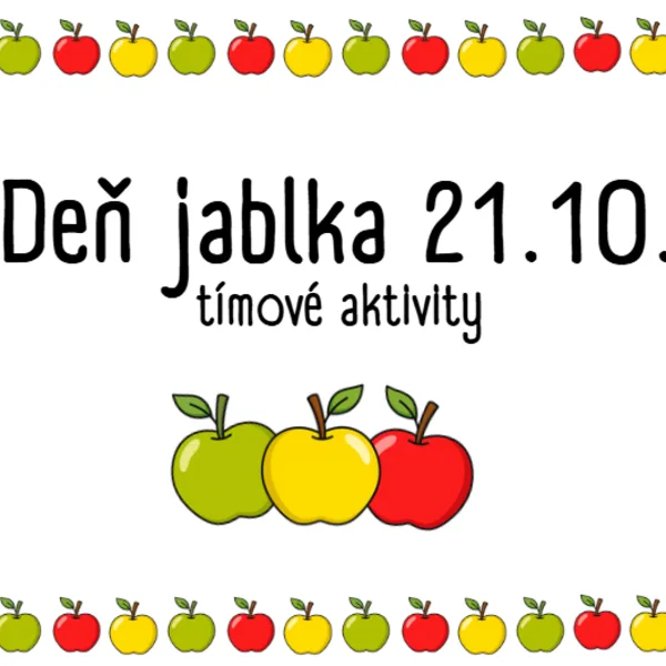 🍏Jablkový deň - druháci🍎