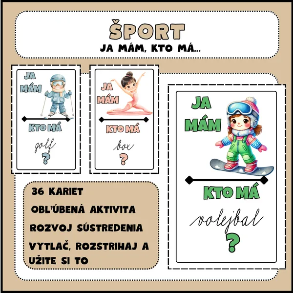 ŠPORT Ja mám, kto má...