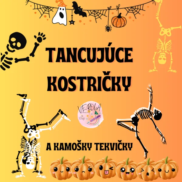 Halloween - Tancujúce kostričky a kamošky tekvičky - VEROLA