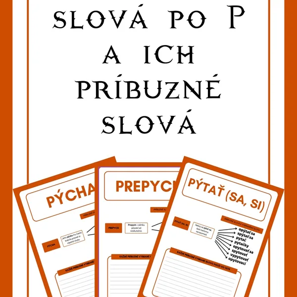 Vybrané slová po P