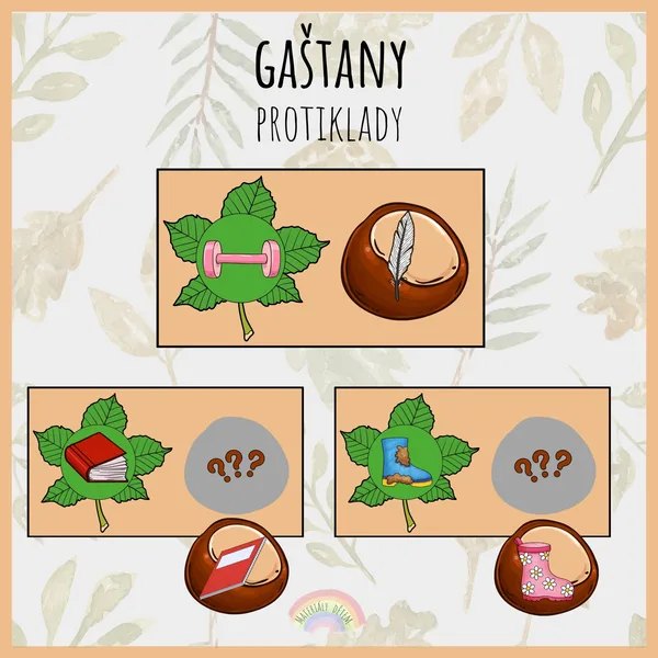 🍁Gaštany, protiklady🍁