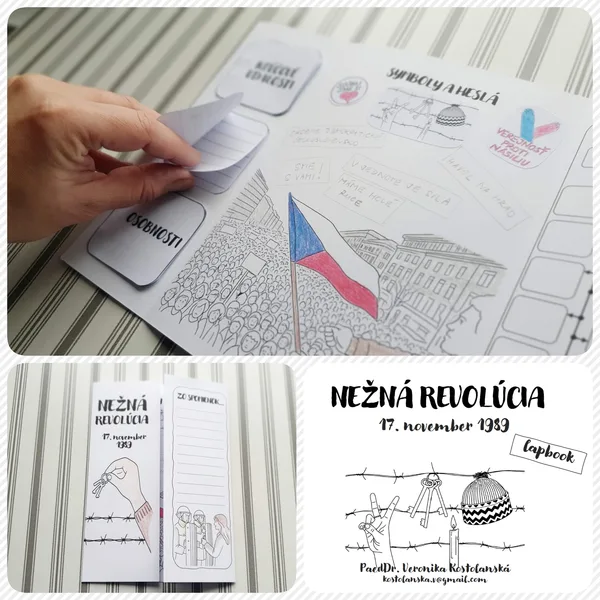 Lapbook NEŽNÁ REVOLÚCIA, 17. november 1989