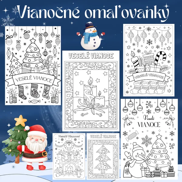 VIANOČNÉ OMAĽOVANKY