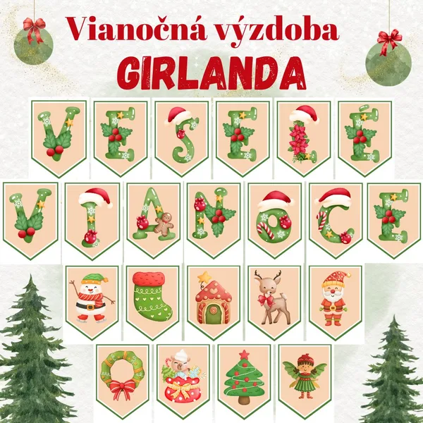 VIANOČNÁ GIRLANDA