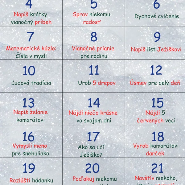 Adventný kalendár