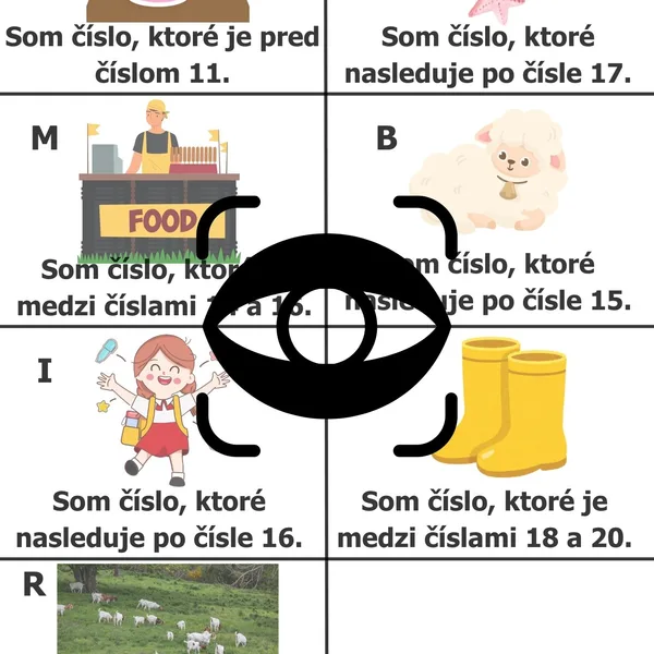 STOPOVAČKA - pohybové počítanie a čítanie s porozumením