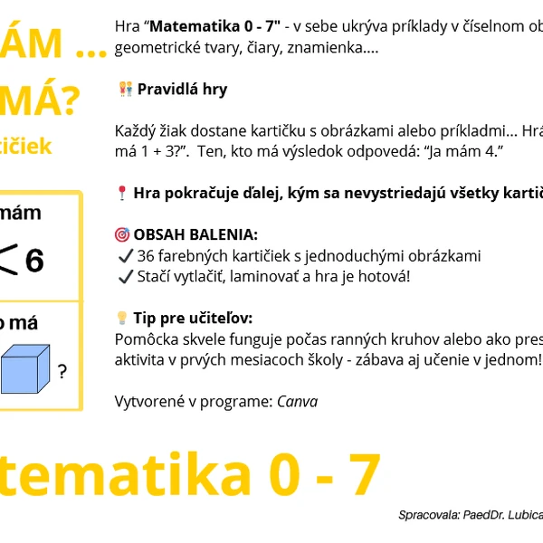 Ja mám/Kto má?_MATEMATIKA_0-7