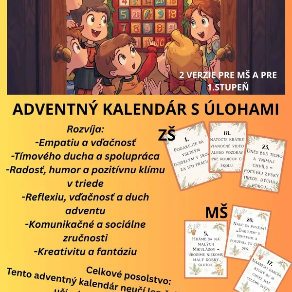 Adventný kalendár dobrých skutkov