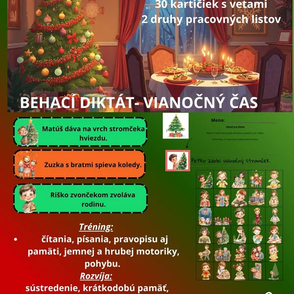 Behací diktát- Vianočný čas