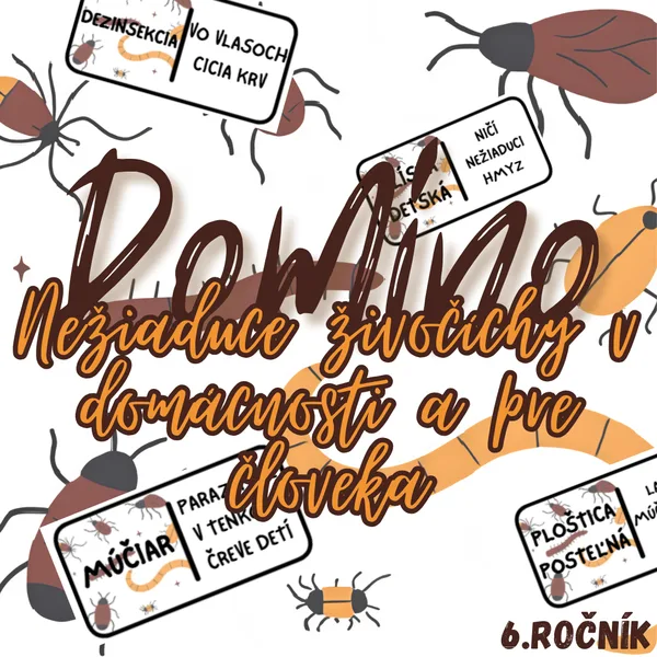 Domino - Nežiaduce živočíchy v domácnosti a pre človeka
