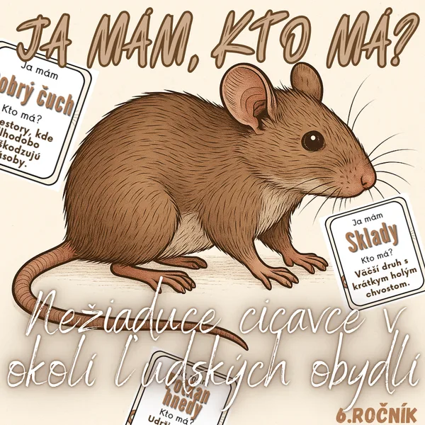 Ja mám, kto má? - Nežiaduce cicavce v okolí ľudských obydlí