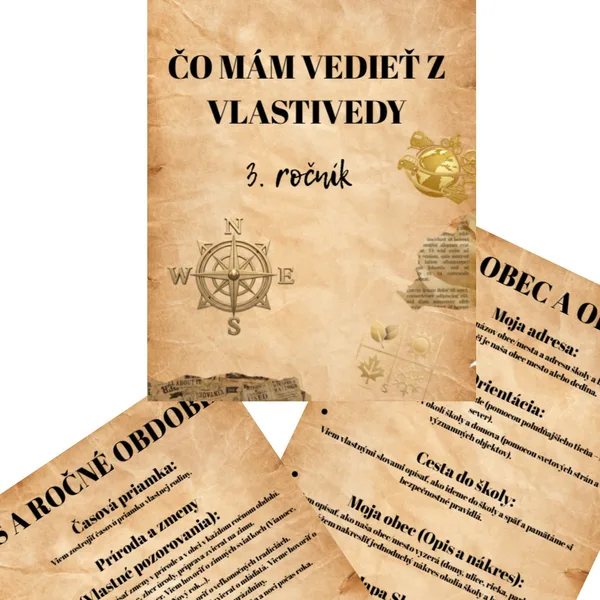 Čo mám vedieť z vlastivedy - 3. ročník