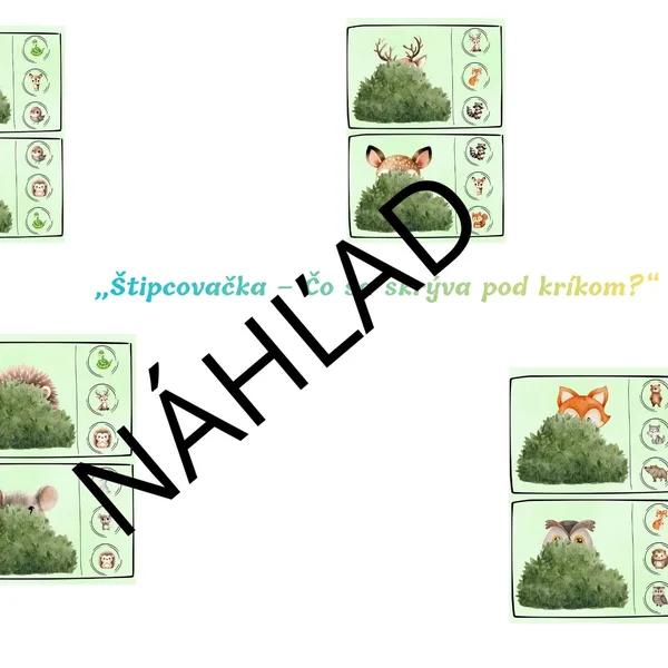 „Štipcovačka – Čo sa skrýva pod kríkom?“