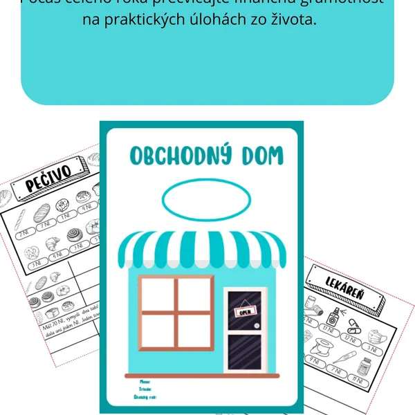 Finančná gramotnosť - Môj obchodný dom