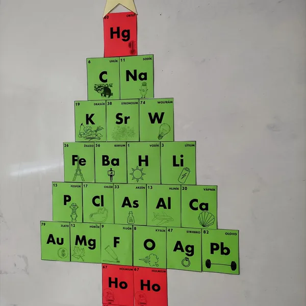 Chemický vianočný stromček