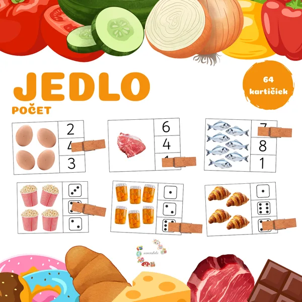 JEDLO - brožúra - počet