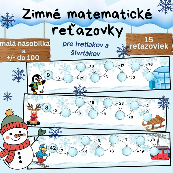 Zimné matematické reťazovky