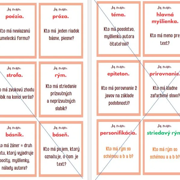 Báseň, pieseň – Ja mám, kto má?
