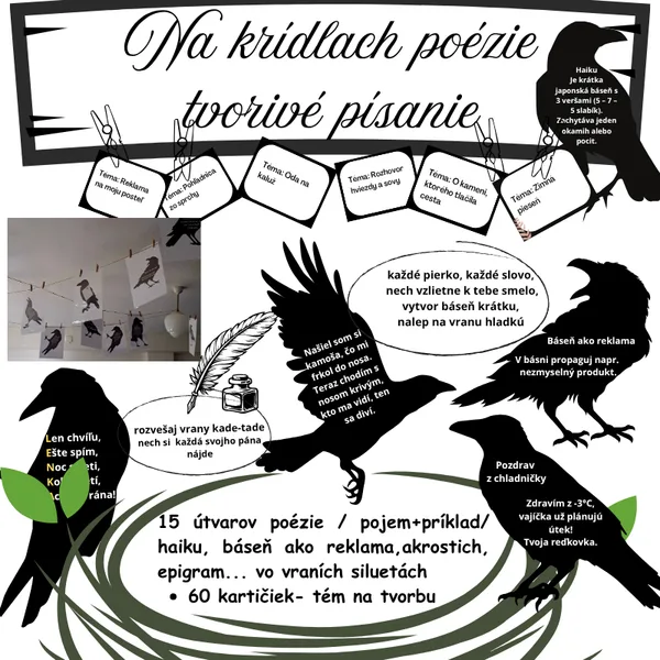 Na krídlach poézie / literárne útvary, báseň, tvorivé písanie, emócia, fantázia