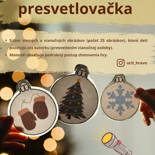 Presvetlovacie obrázky - zima