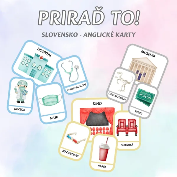 PRIRAĎ TO! (SLOVENSKO - ANGLICKÉ KARTY)