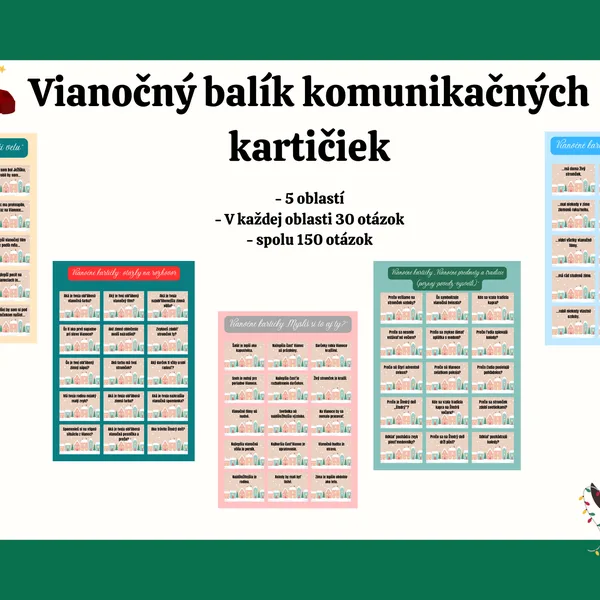 Vianočný balík komunikačných kariet 