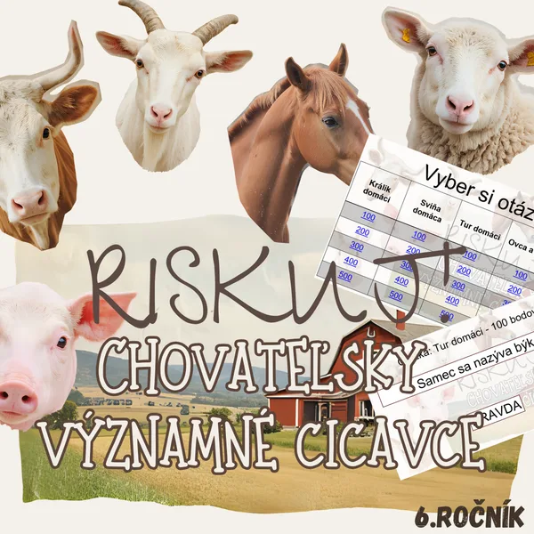 RISKUJ! - Chovateľsky významné cicavce