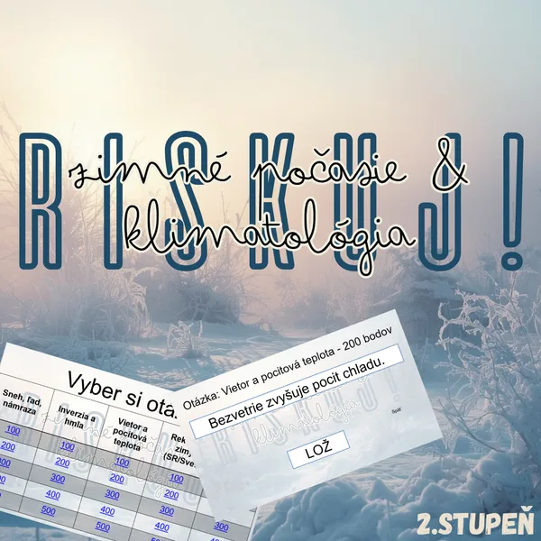 RISKUJ! - Zimné počasie & klimatológia