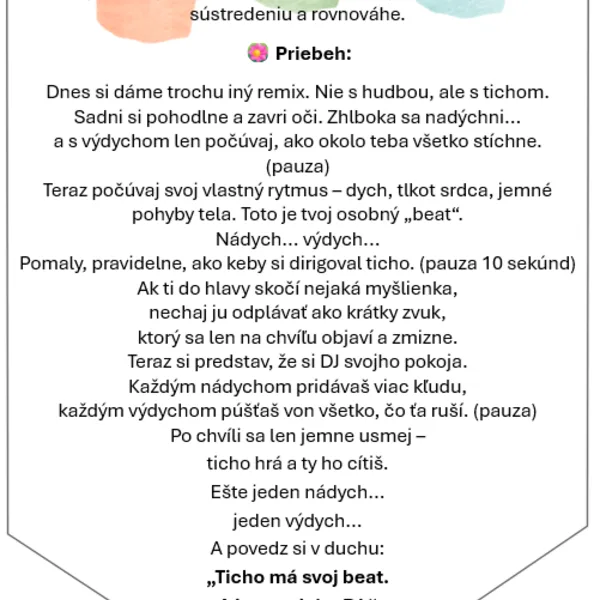 Relaxačné minútky DARČEK