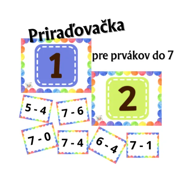Kartičky pre prvákov