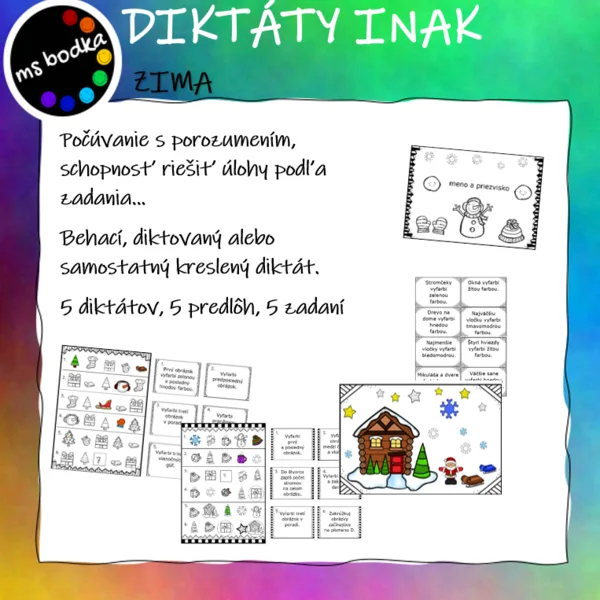 Diktáty inak Zima