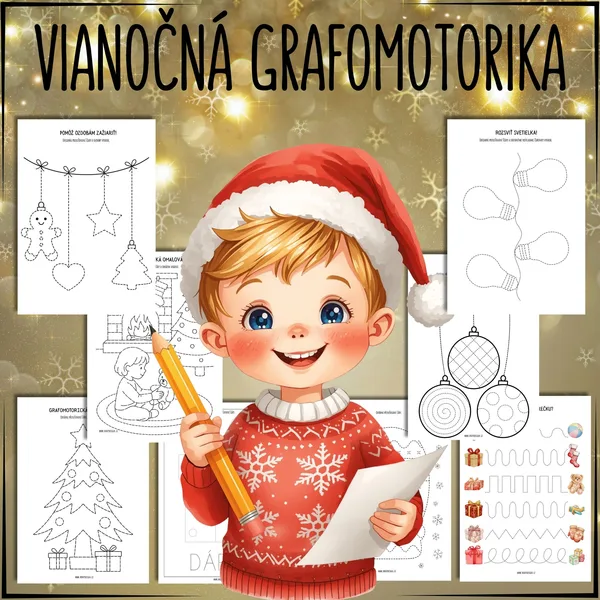 Vianočná grafomotorika