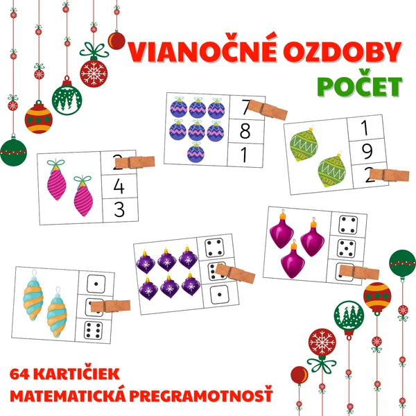 VIANOČNÉ OZDOBY - brožúra - počet