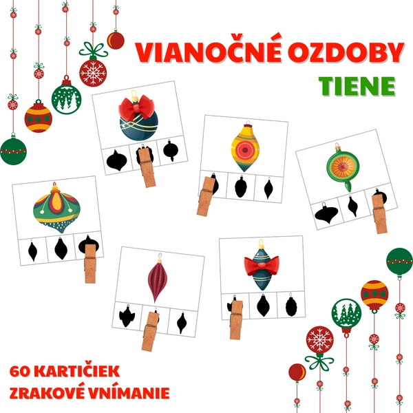VIANOČNÉ OZDOBY - brožúra - tiene