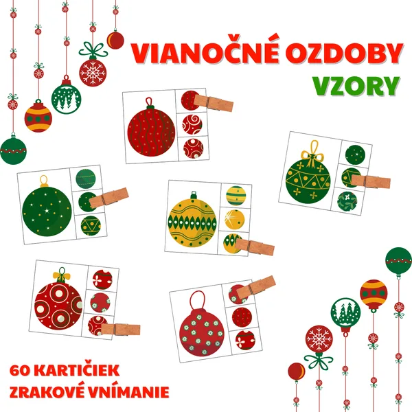 VIANOČNÉ OZDOBY - vzory