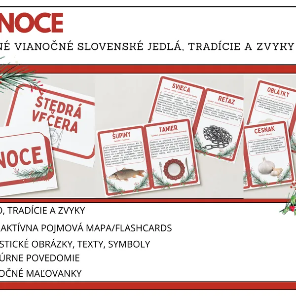 VIANOCE/FLASHCARDS/INTERAKTÍVNA POJMOVÁ MAPA/ADVENT/AKTIVITY