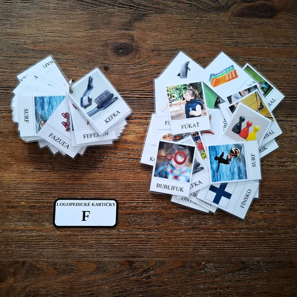 LOGOPEDICKÉ KARTIČKY na hlásku F