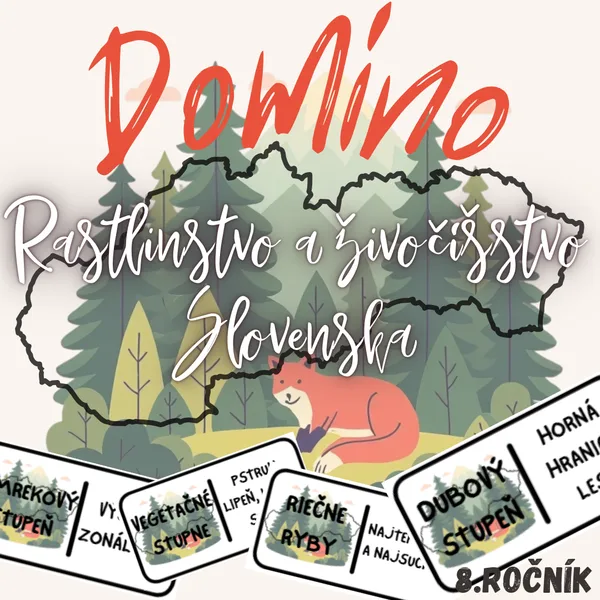 Domino - Rastlinstvo a živočíšstvo Slovenska